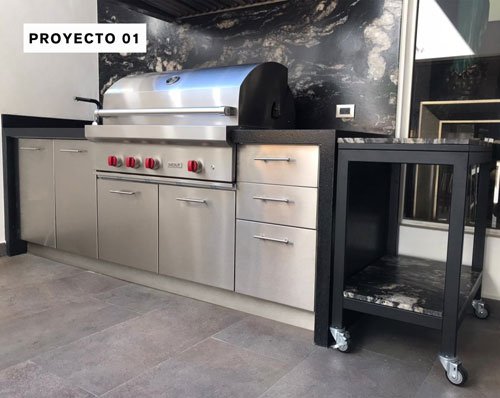 Cocina Exterior Lujo 1